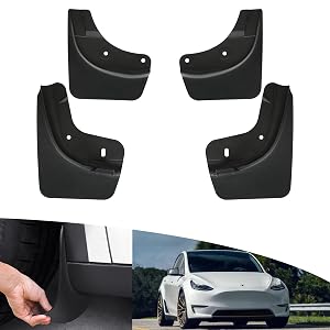 Guardabarros para Tesla Model Y accesorios 2024 versión OEM protectores contra salpicaduras de neumáticos para