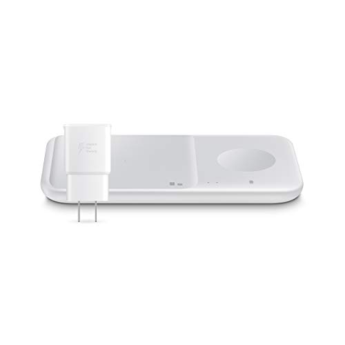 Cargador inalámbrico SAMSUNG de 9 W con cable USB C, carga 2 dispositivos a la vez, cable