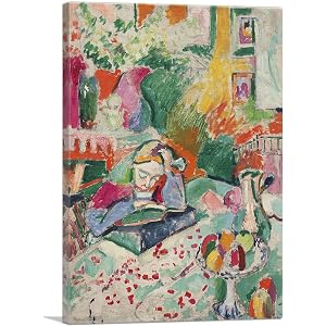 ARTCANVAS Interior with a Young Girl 1905 Canvas Art Print Stretched Framed Pain
