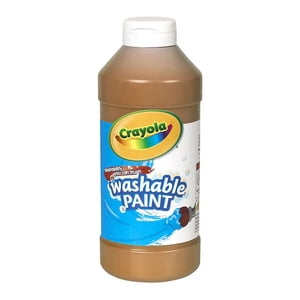 Pintura lavable no tóxica Crayola, 16 onzas líquidas, colores surtidos (paquete de 6)