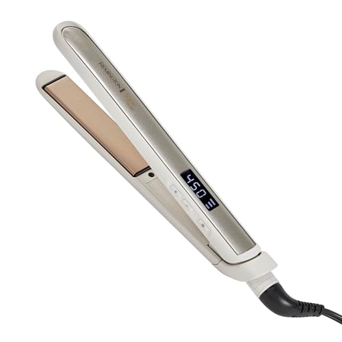 Remington Shine Therapy Plancha de pelo de 1 pulgada, aceite de argán y queratina