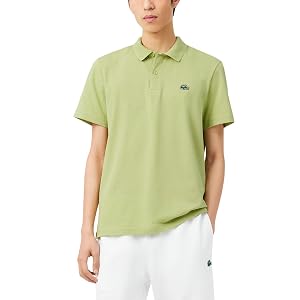 Lacoste Polo de mezcla de algodón de ajuste regular para hombre, azul marino, 4XL