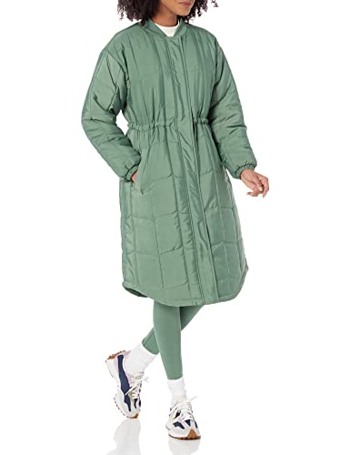 Amazon Essentials Abrigo acolchado extragrande para mujer (disponible en tallas grandes), salvia