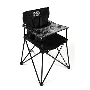 ¡chao! Trona portátil para bebé, asiento de viaje plegable con bandeja, diseñada para campamento