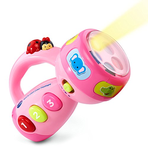 Linterna de color VTech Spin and Learn, rosa