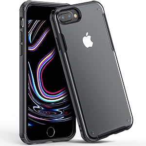 Funda ORIbox para iPhone X/Xs en color negro mate: translúcida, inastillable y resistente a los arañazos