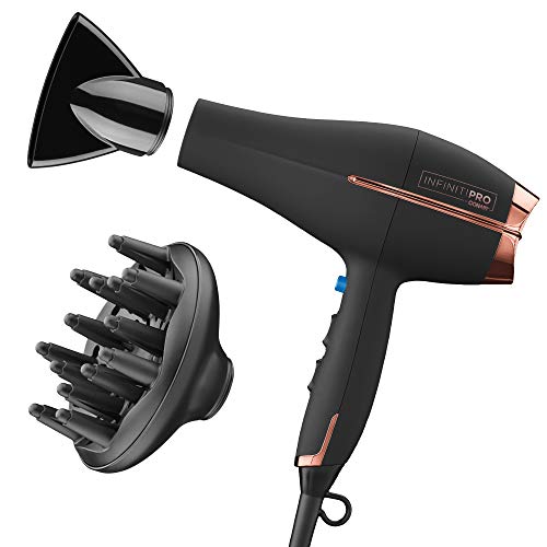 Secador de Pelo Infiniti PRO by CONAIR, Secador de Pelo 1875W con Difusor y Concentrado