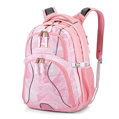 Mochila High Sierra Swerve, Mármol rosa - Rosa chicle, Talla única