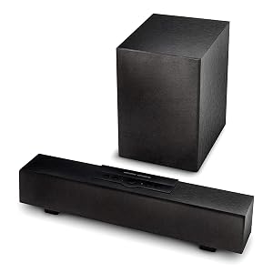 Barra de sonido inalámbrica con cable para TV analógica atune, barra de sonido Bluetooth 5.0 con S inalámbrico
