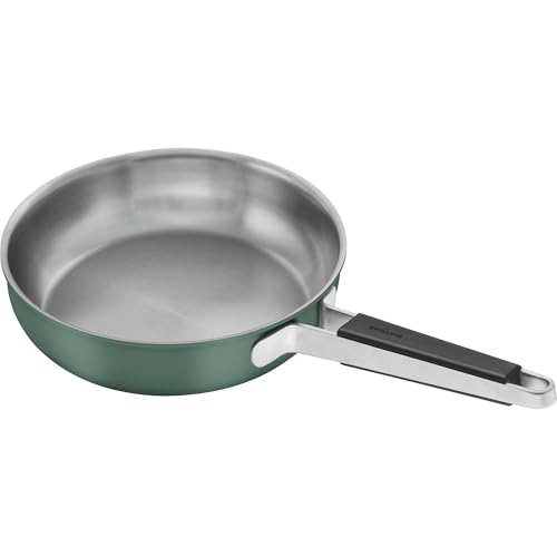 ZWILLING Pure Sartén de acero inoxidable de 9,5 pulgadas, verde