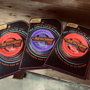 Aerobie Pro Lite Paquete de 3 discos de lanzamiento en miniatura, perfectos para niños, juegos de patio trasero