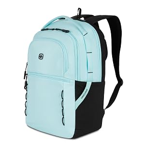 Mochila para computadora portátil SwissGear Versa, cielo transparente 18.25"x12.5"x6.25"