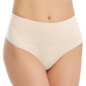 SPANX Shapewear para mujer todos los días que moldean la barriga control bragas tanga Stellar B