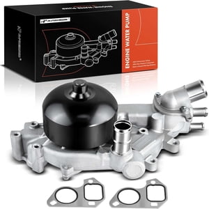 Bomba de agua de motor A-Premium con termostato + junta + polea [OHV 8 cilindros, 5,7 L 6,0 L]