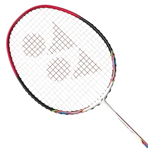 Raqueta de bádminton preencordada Yonex Nanoray 11F (blanco/rojo)(4UG5)