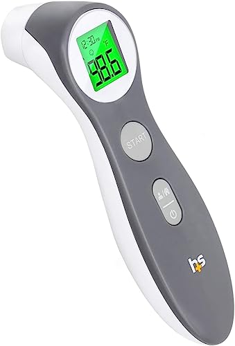 Termómetro digital HealthSmart para adultos y niños, termómetro de frente, B