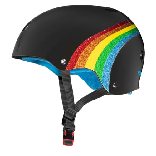 Casco Triple Eight Certificado Sweatsaver para Skateboarding, BMX, Roller Derby, R