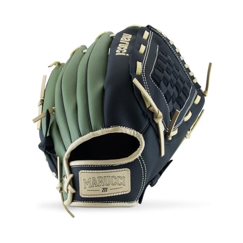 MARUCCI Swift Series SWFT12, guante de béisbol, 12", red de canasta, lanzamiento a la izquierda