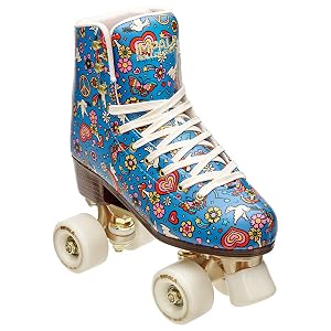 Impala Rollerskates Quad Skate para niña (niño grande/adulto) Unity Blue 10 (EE.UU. Hombres 8,