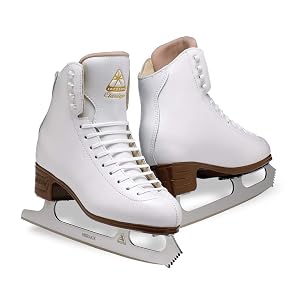 Jackson Ultima Classique JS1990 Patines de hielo blancos para mujer, ancho B, talla 9,5