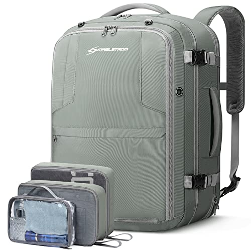 Mochila para portátil Maelstrom 40-50L, gris, unisex, 17,3 pulgadas, aprobada por la TSA para vuelos, E