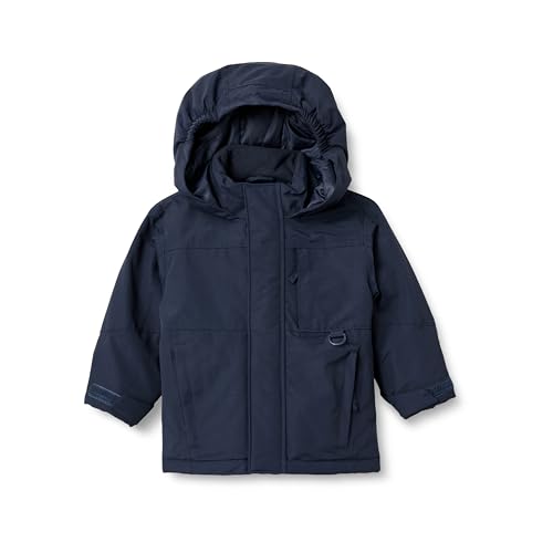 Amazon Essentials Chaqueta de esquí de invierno resistente al agua para niño, azul marino, mediana
