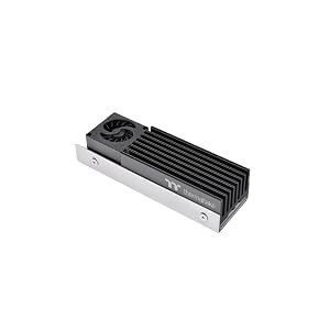 Thermaltake ms-1 m.2 nvme ssd disipador de calor/radiador 2 cm negro, w128896559 (heatsin