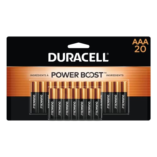 Pilas Duracell Coppertop AAA, 20 unidades, vida útil de 12 años