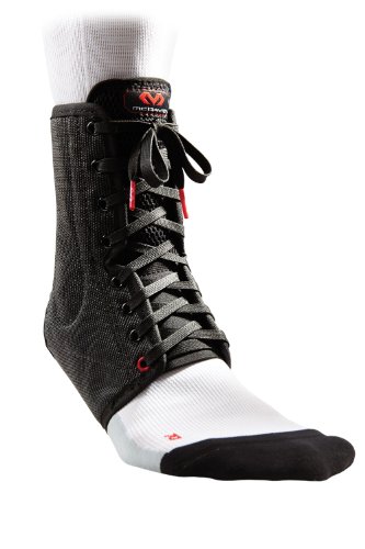 McDavid 199 Tobillera ligera con cordones, color negro, talla XS