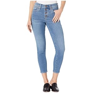 Madewell Parte delantera corta con botones y talle alto de 9" en lavado Dewey Lavado Dewey 37 25
