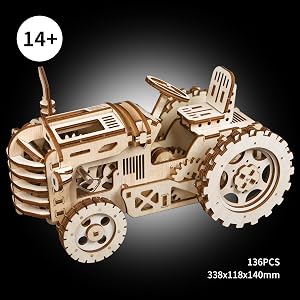 Tractor ROKR LK401 - Modelo de coche con engranajes mecánicos