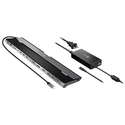 Estación de acoplamiento USB tipo C j5create con cargador PD de 100 W - Admite 3 pantallas |