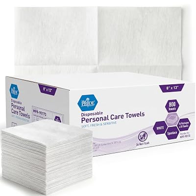 Toallitas secas desechables MED PRIDE para adultos, toallas personales suaves y absorbentes, Bul