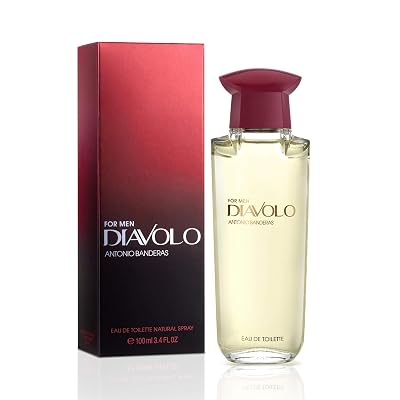 Antonio Banderas Perfumes - Diavolo - Eau de Toilette Spray para Hombre, Cuero Amaderado