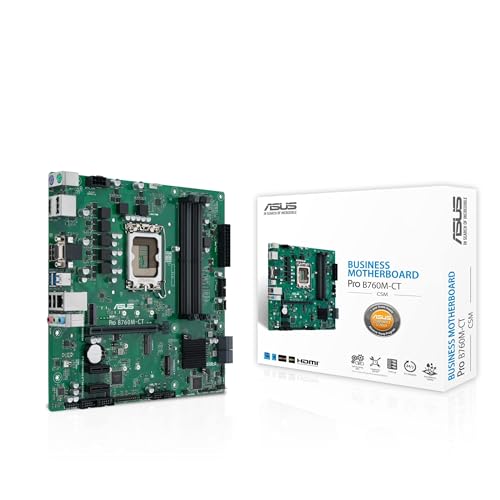 ASUS PRO B760M-CT-CSM Zócalo de placa base empresarial Intel LGA 1700 (mATX, CSM, Con