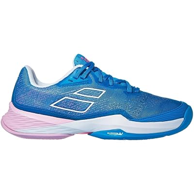 Babolat Jet Mach 3 Zapatillas de tenis para todas las canchas para mujer (azul francés) (talla EE. UU. 9,5)
