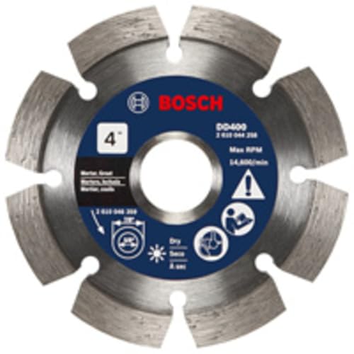 Hoja de punta segmentada premium Bosch DD400 de 4 pulgadas
