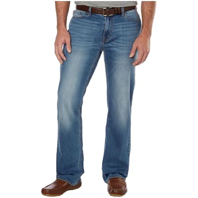 Calvin Klein Jeans Jeans de pierna recta para hombre, lavado medio, 38 x 30