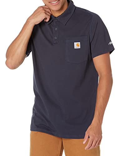 Carhartt Polo Force Cotton Delmont con bolsillo para hombre
