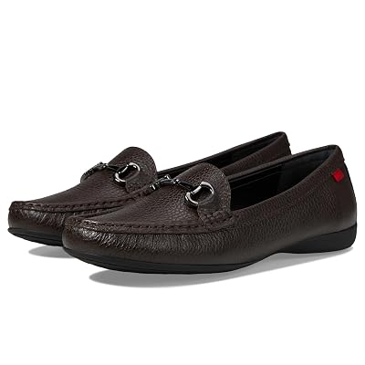 Marc Joseph New York Women's Carter Road Loafers, Brown Grainy, 10, Medium