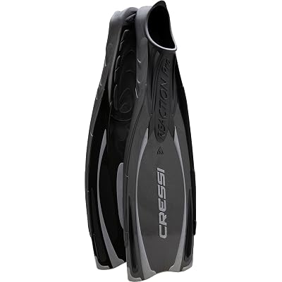 Aletas Cressi Reaction Pro Full Foot Pocket, Negro, 40/41 [Duplicado]