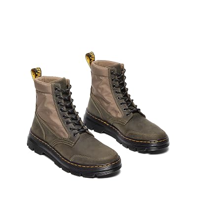 Dr. Martens Botas casuales unisex Combs Jungle Zip Caqui oscuro Reino Unido 7 (EE. UU. Hombre 8, EE. UU.)