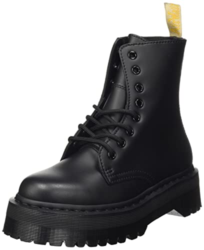 Dr. Martens Bota de moda Vegan Jadon Ii Mono para hombre, Black Felix Rub Off, 9 mujeres
