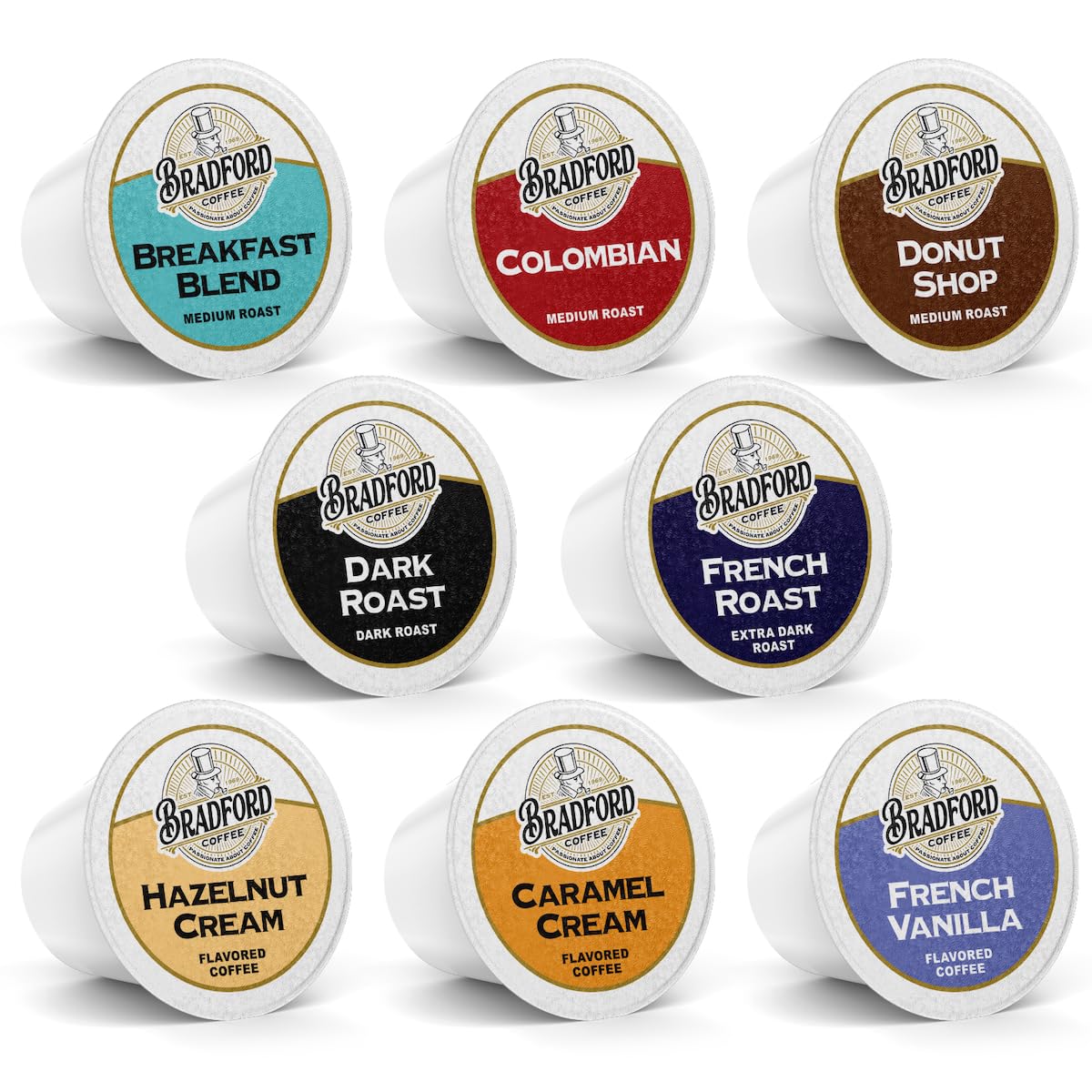 Paquete variado de 100 ct para Keurig K-cups(R), 8 muestras surtidas de una sola taza, 20% más