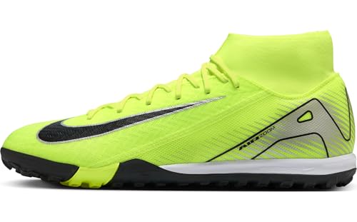 Nike Mercurial Superfly 10 Academy TF Zapatos de fútbol de caña alta (FQ8331-700, Volt/Bl