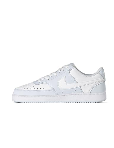 Nike Court Vision Low Next Nature, Zapatillas Mujer, Gris Fútbol/Blanco, 8.5