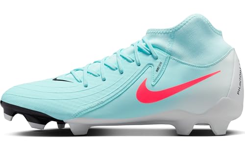 Nike Phantom Luna 2 Academy MG Botas de fútbol altas (FD6725-300, Menta/Apagado Negro)