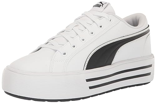 PUMA KAIA 2.0, Zapatillas para Mujer, Puma White-Puma Black, 9.5