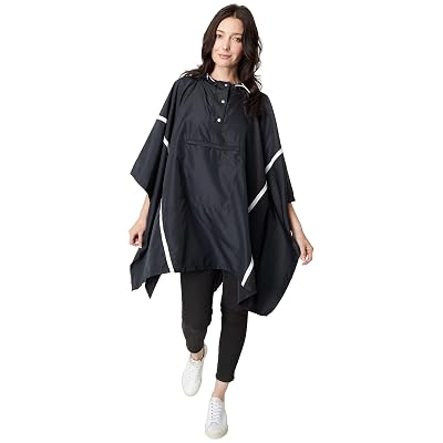 Lauren Ralph Lauren Poncho de lluvia plegable negro talla única