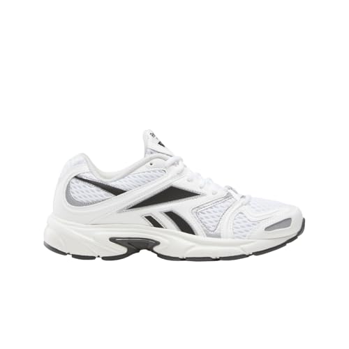 Reebok Premier Road Plus VI, Zapatillas Mujer, Blanco/Negro Lavado/Gris 1, 9.5